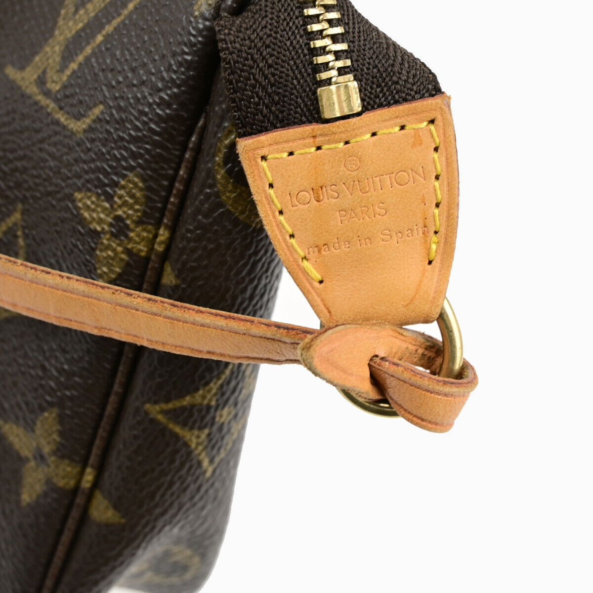 Louis Vuitton Pochette accessoires, Brown, Canvas, clutch