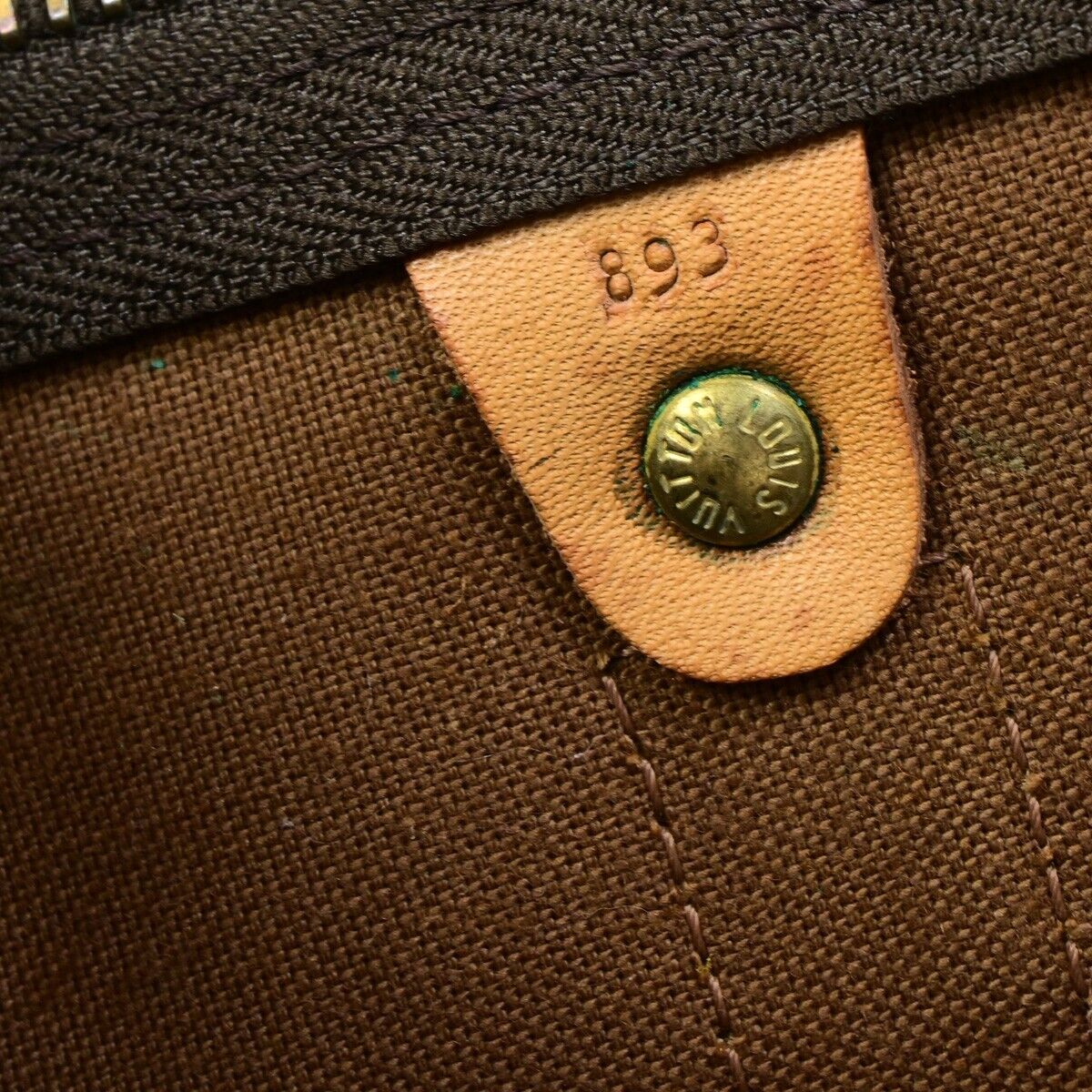 Louis Vuitton Keepall Bandoulière 60, Brown, Canvas, travel