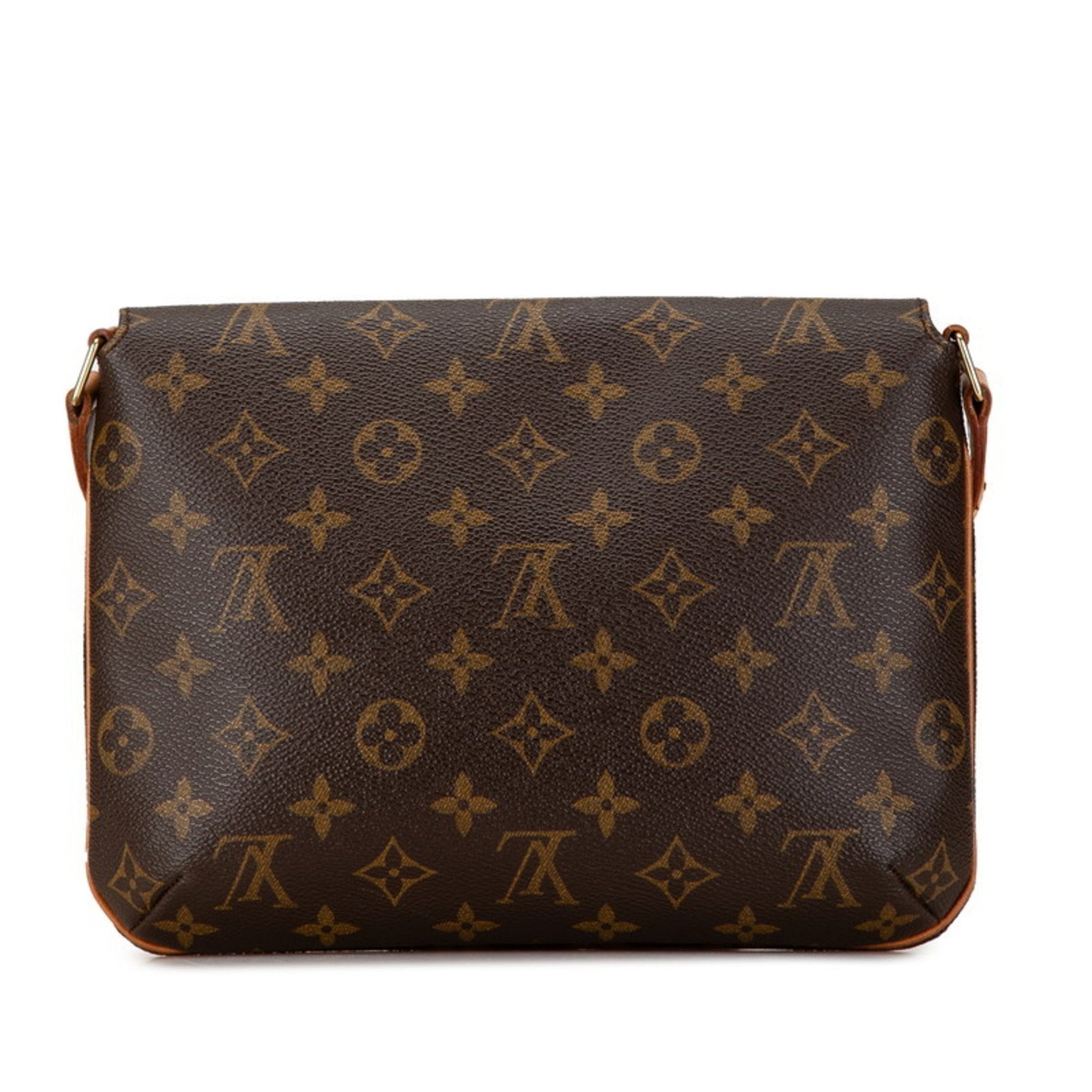 Louis Vuitton Musette Tango, Brown, Canvas, shoulder