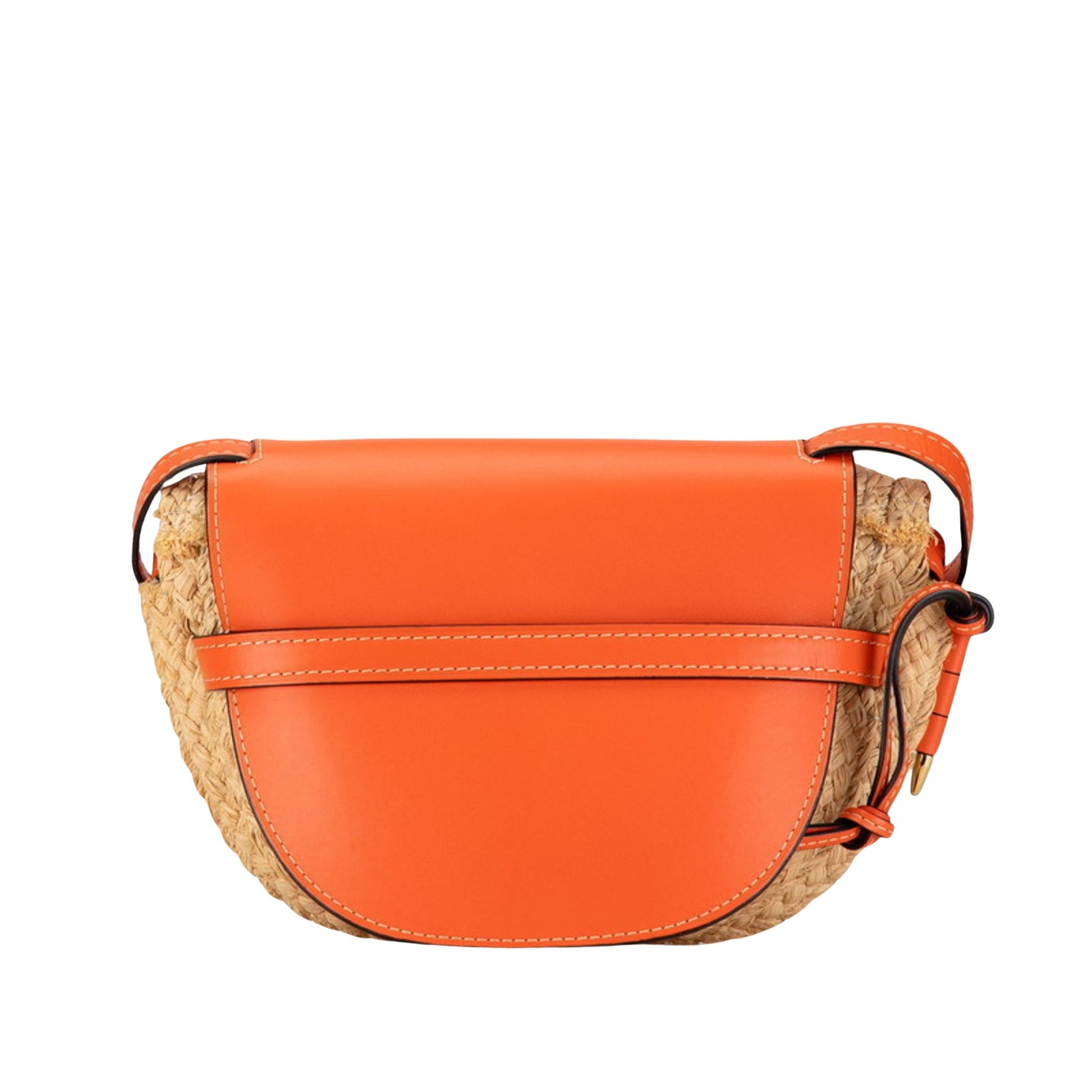 Loewe Anagram, Orange, Leather, shoulder