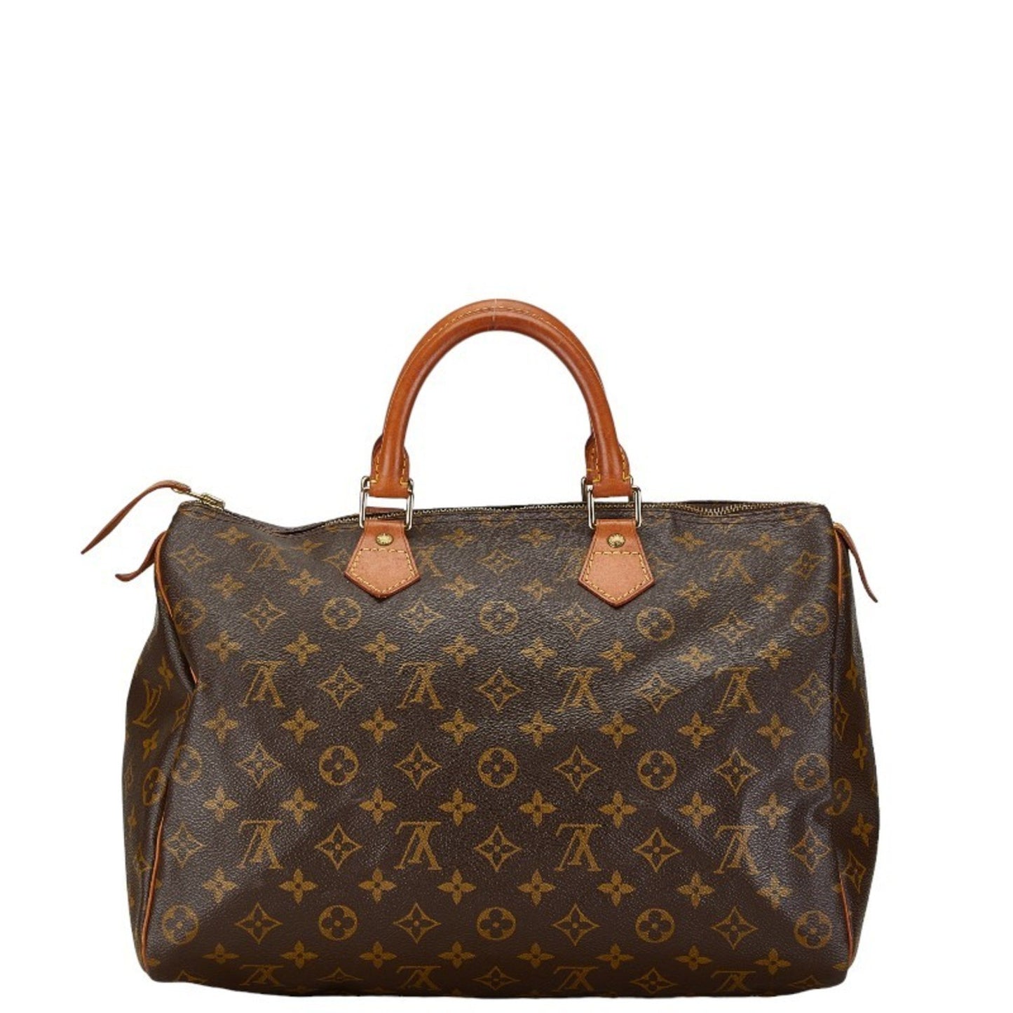 Louis Vuitton Speedy 35, Brown, Canvas, handbag