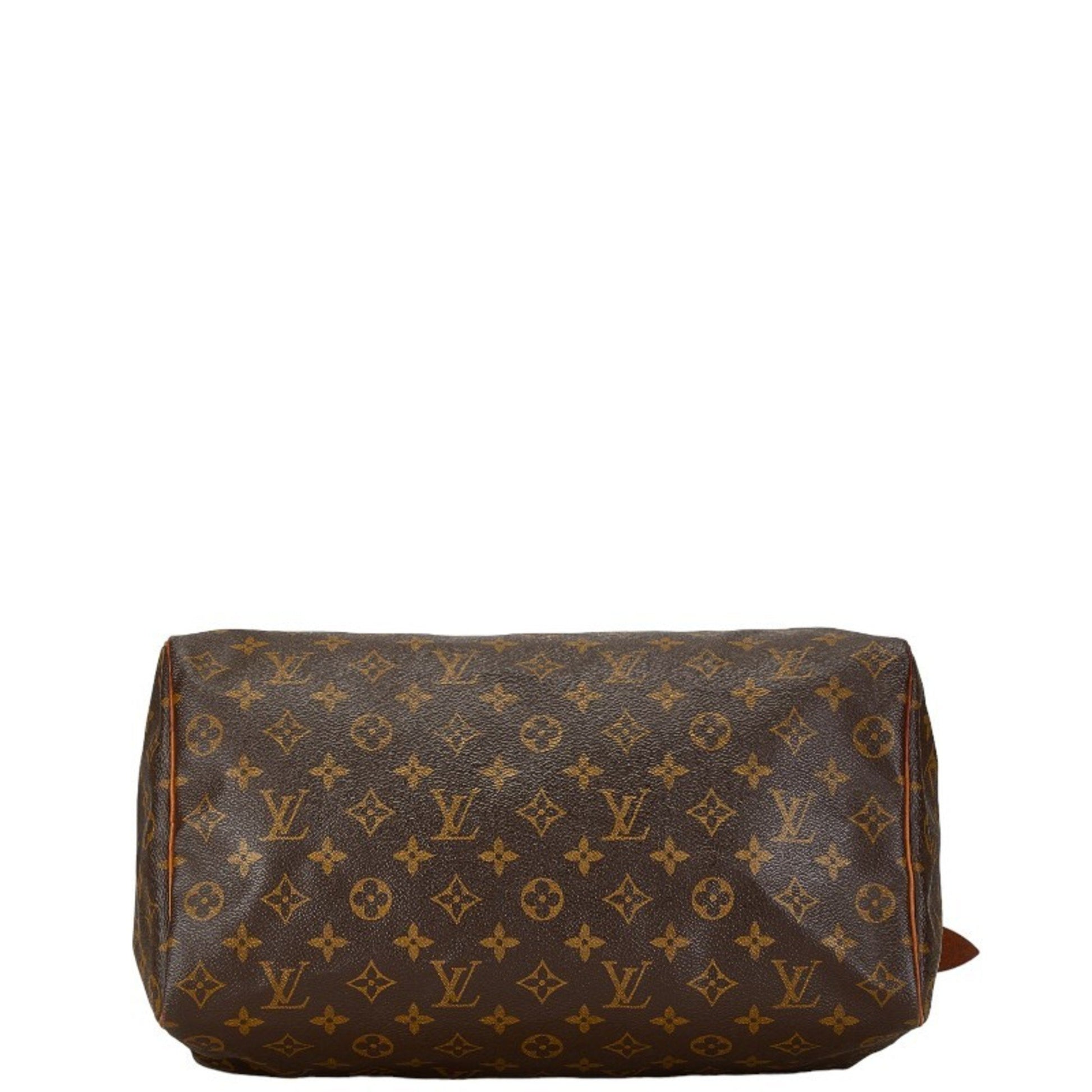 Louis Vuitton Speedy 35, Brown, Canvas, handbag