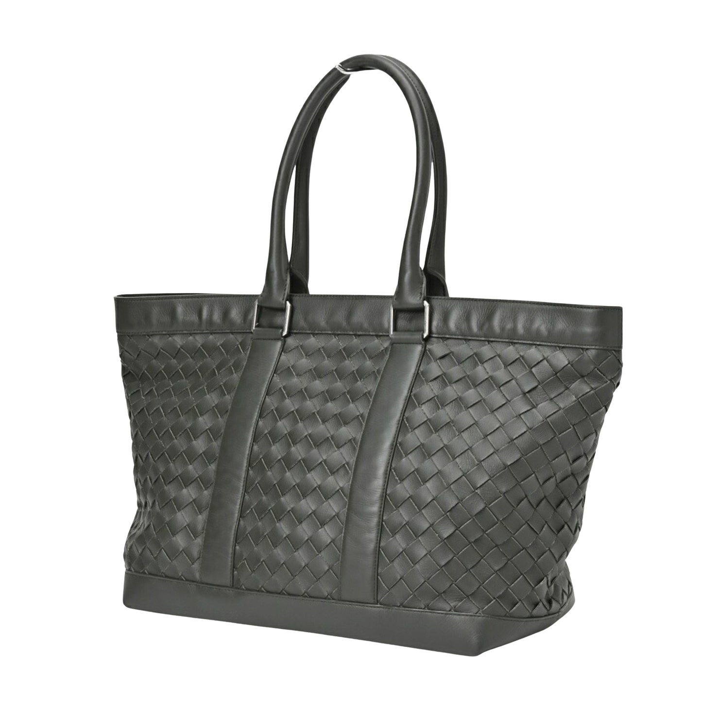 Bottega Veneta Intrecciato, Khaki, Leather, tote