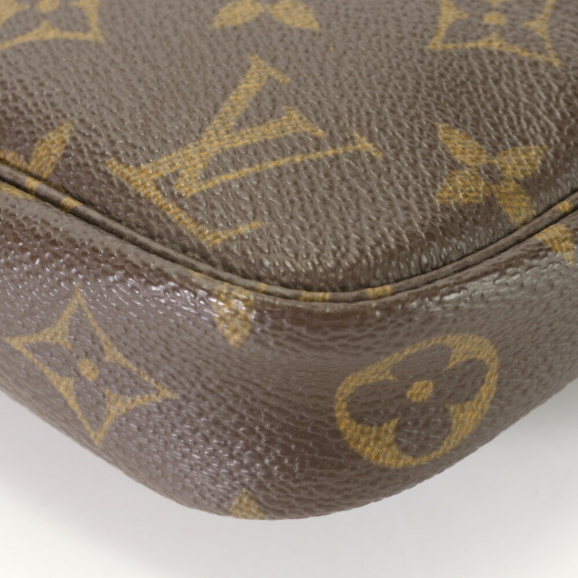 Louis Vuitton Pochette accessoires, Brown, Leather, clutch