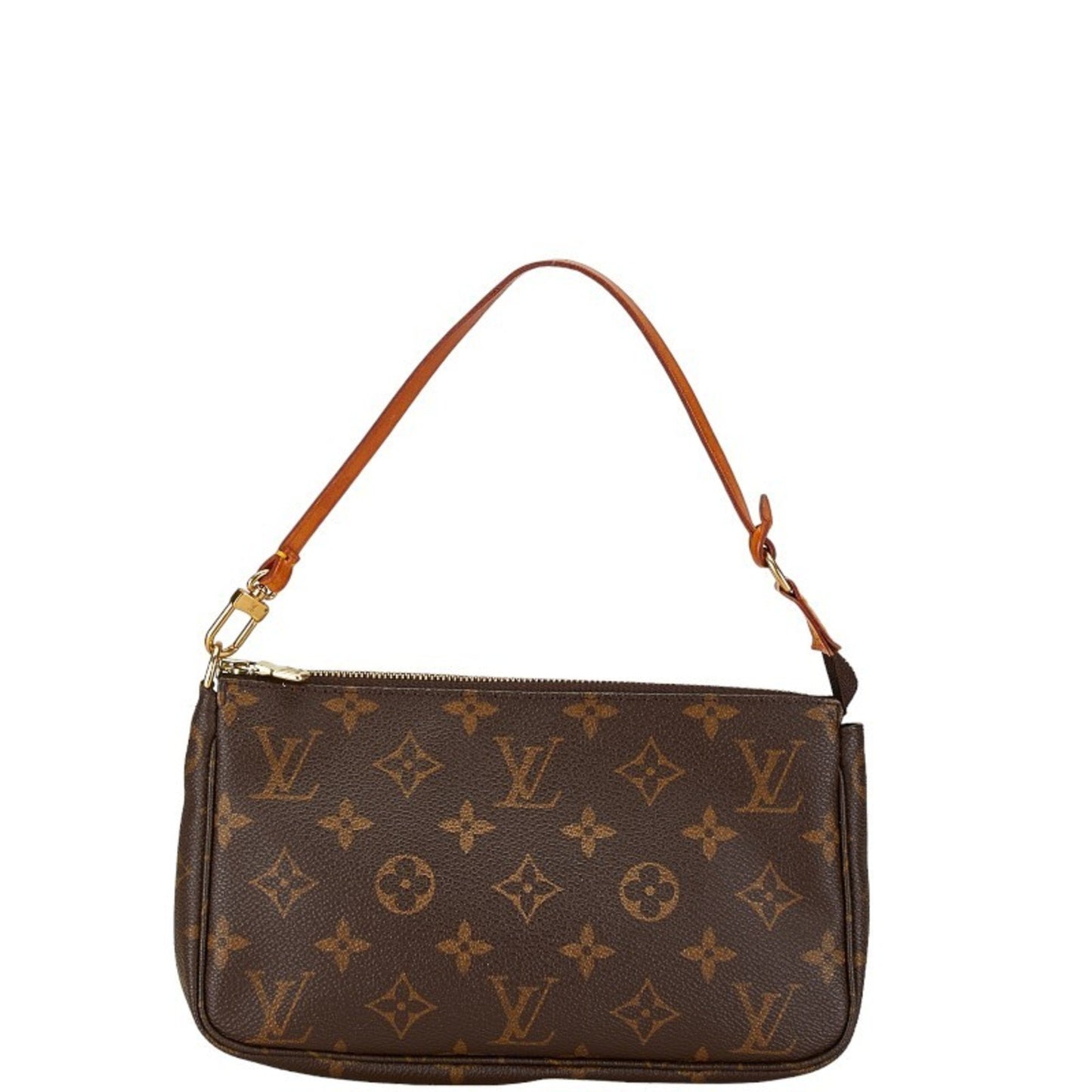 Louis Vuitton Pochette accessoires, Brown, Canvas, handbag