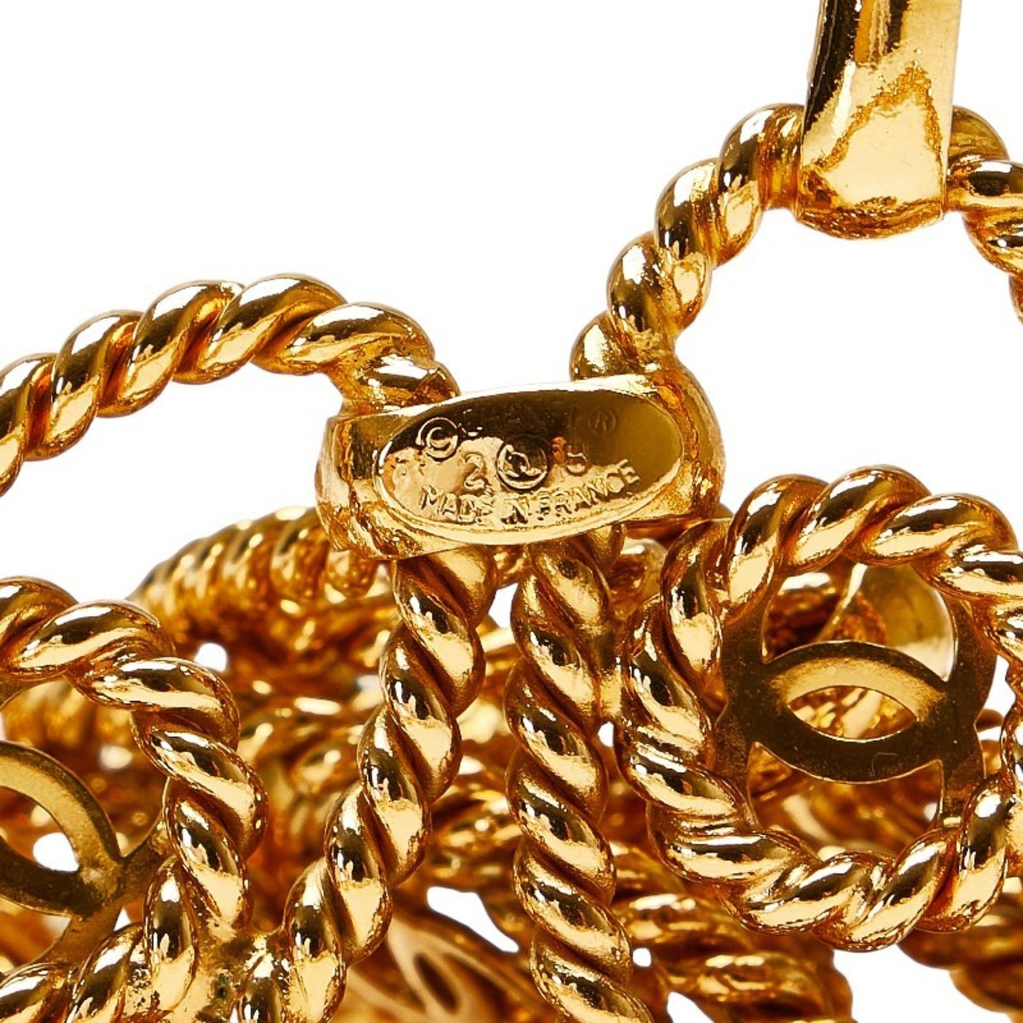 Chanel Coco Mark, Gold, Gold Plated, belt