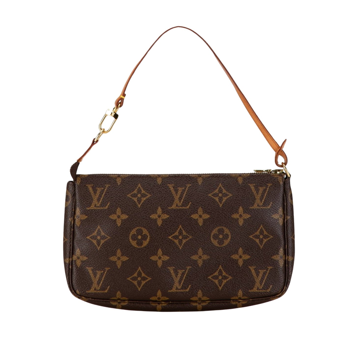 Louis Vuitton Pochette accessoires, Brown, Canvas, clutch