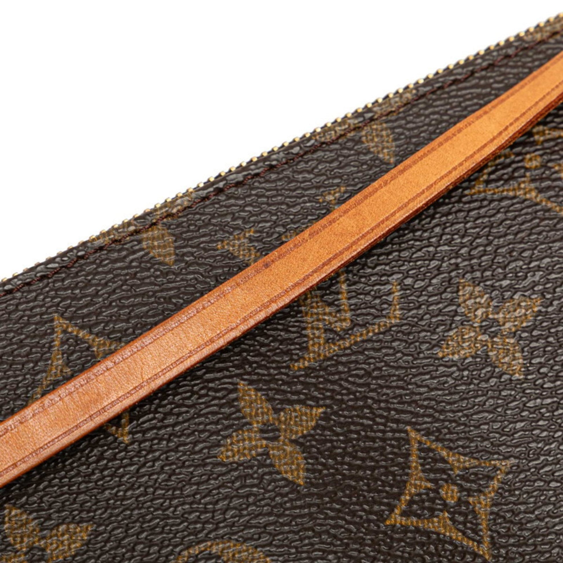 Louis Vuitton Pochette accessoires, Brown, Canvas, clutch