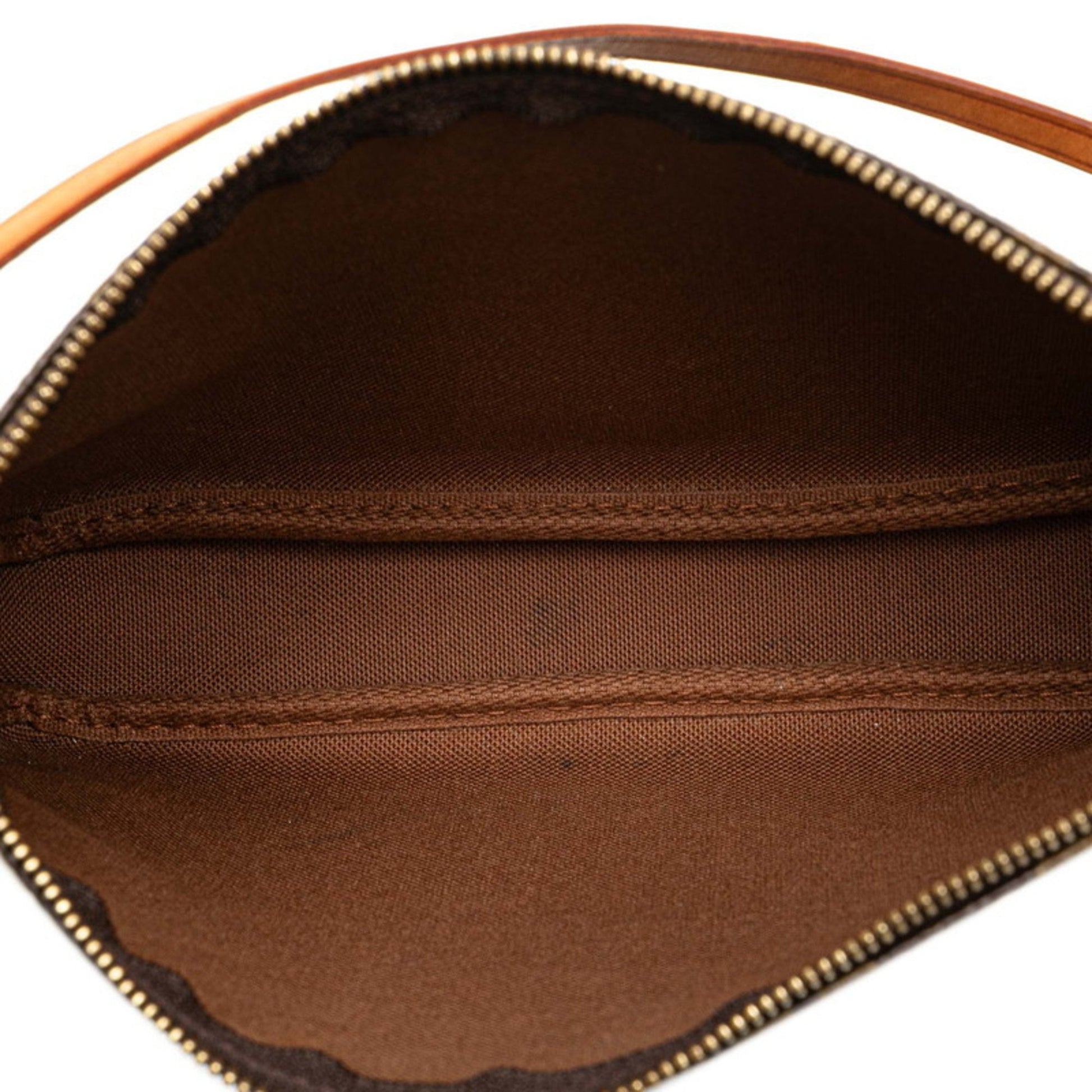 Louis Vuitton Pochette accessoires, Brown, Canvas, clutch