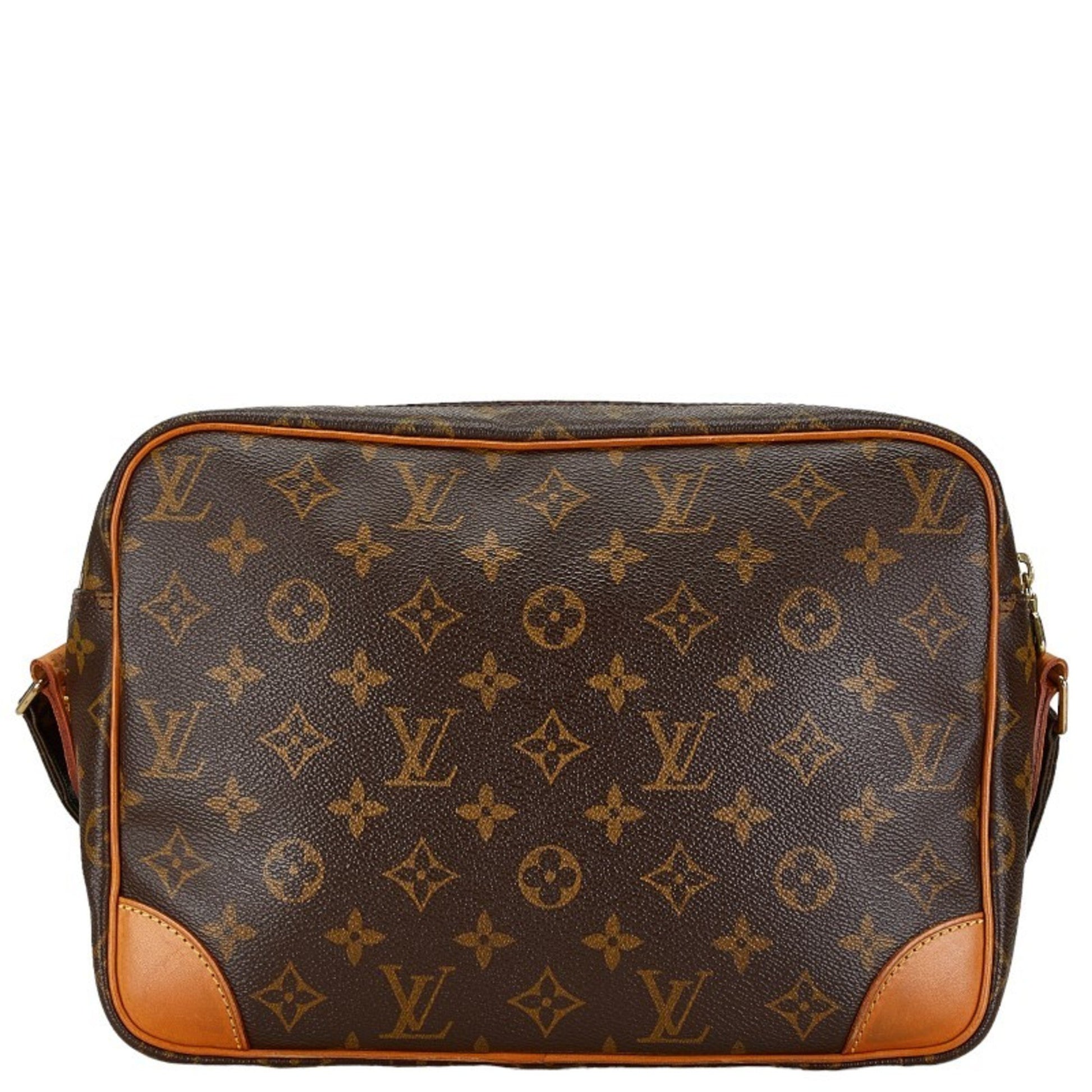 Louis Vuitton Nile, Brown, Canvas, shoulder