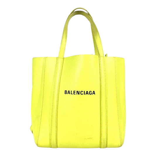 Balenciaga Everyday, Yellow, Leather, shoulder