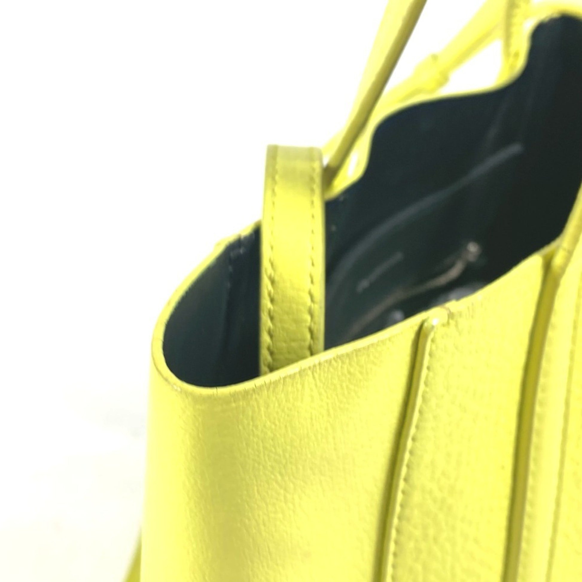 Balenciaga Everyday, Yellow, Leather, shoulder