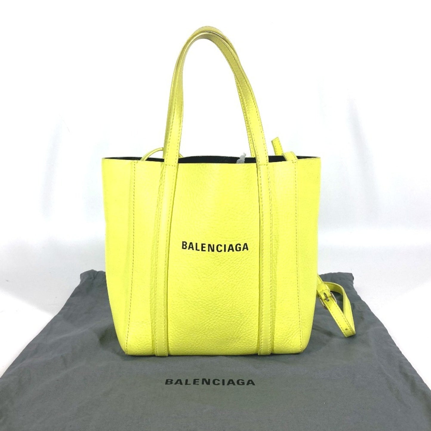 Balenciaga Everyday, Yellow, Leather, shoulder