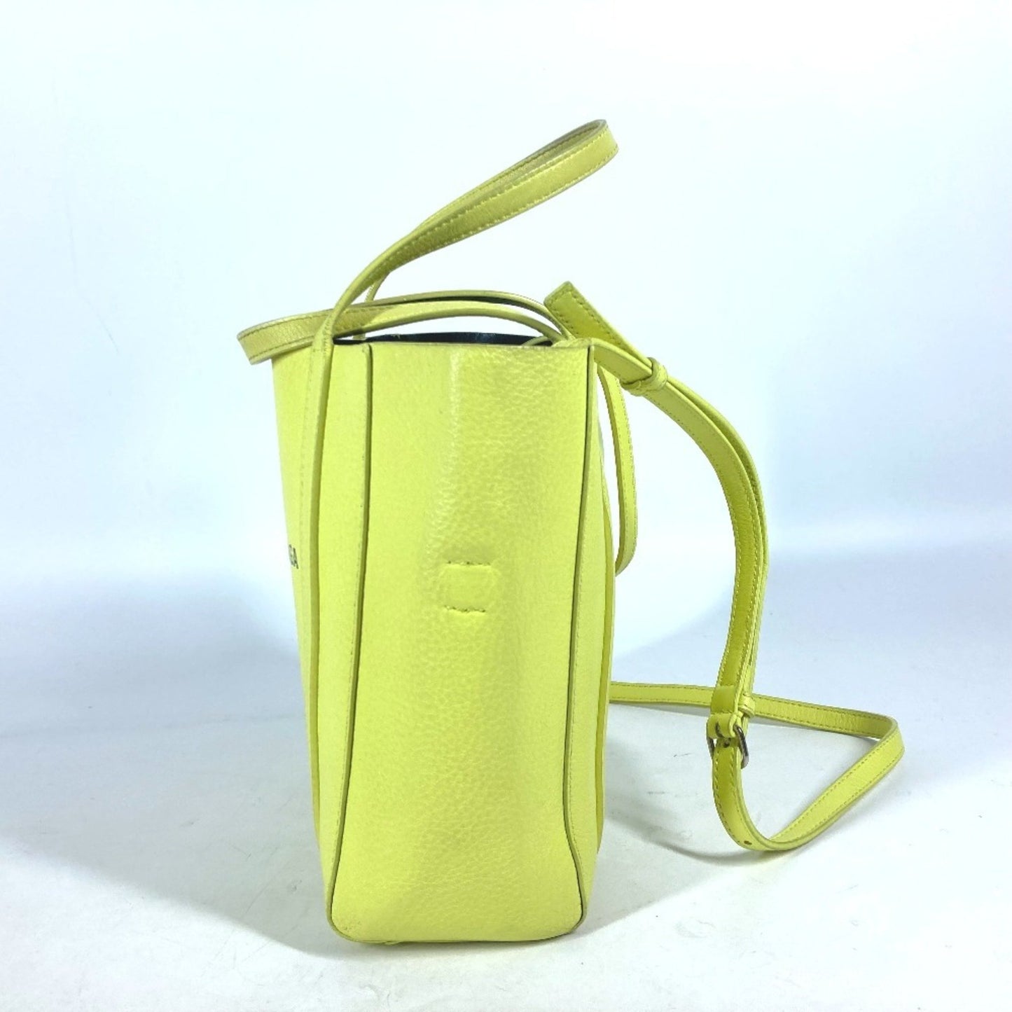 Balenciaga Everyday, Yellow, Leather, shoulder