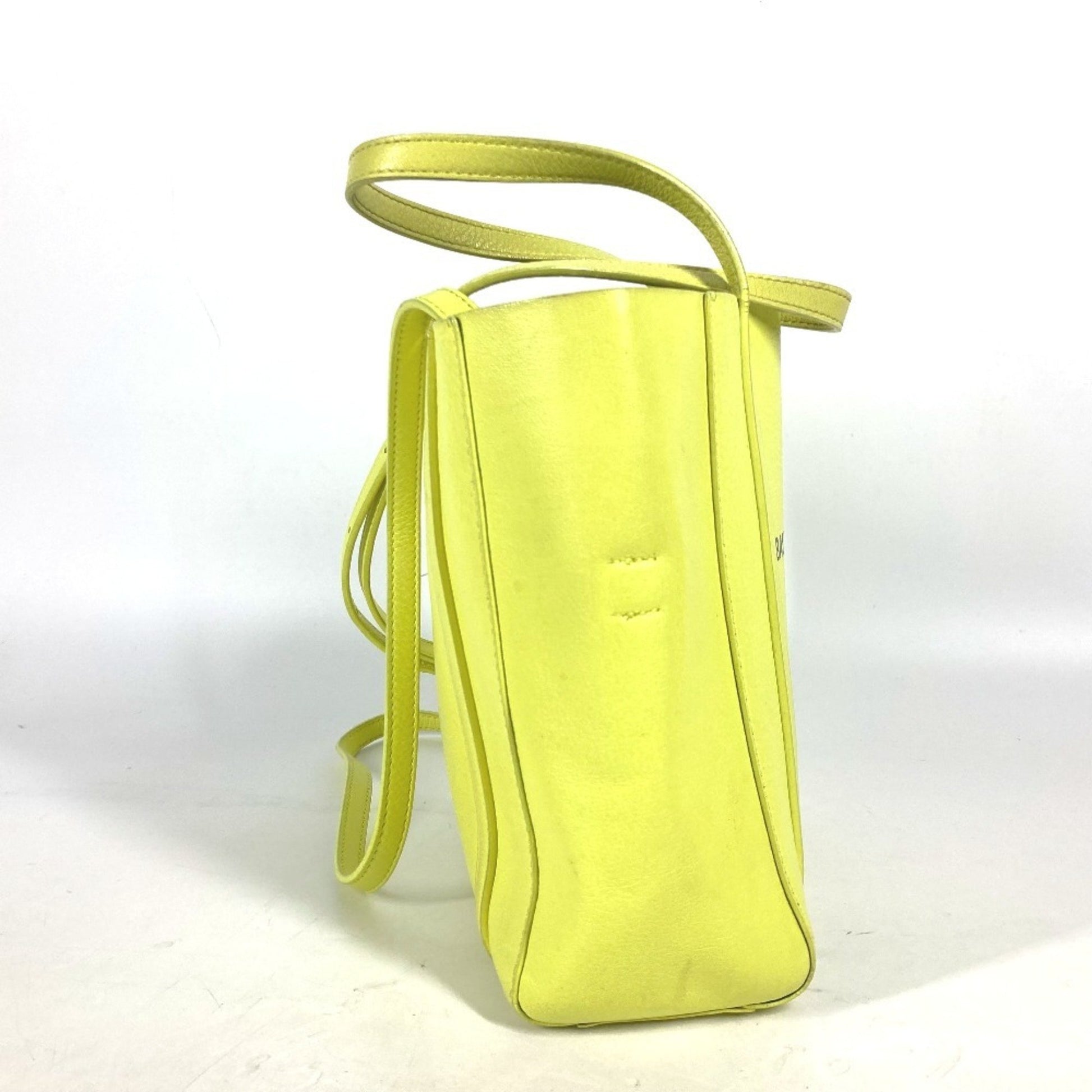 Balenciaga Everyday, Yellow, Leather, shoulder