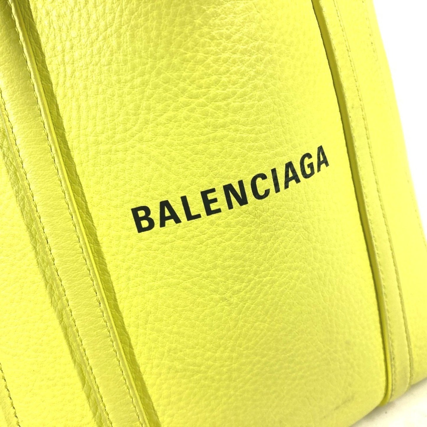 Balenciaga Everyday, Yellow, Leather, shoulder