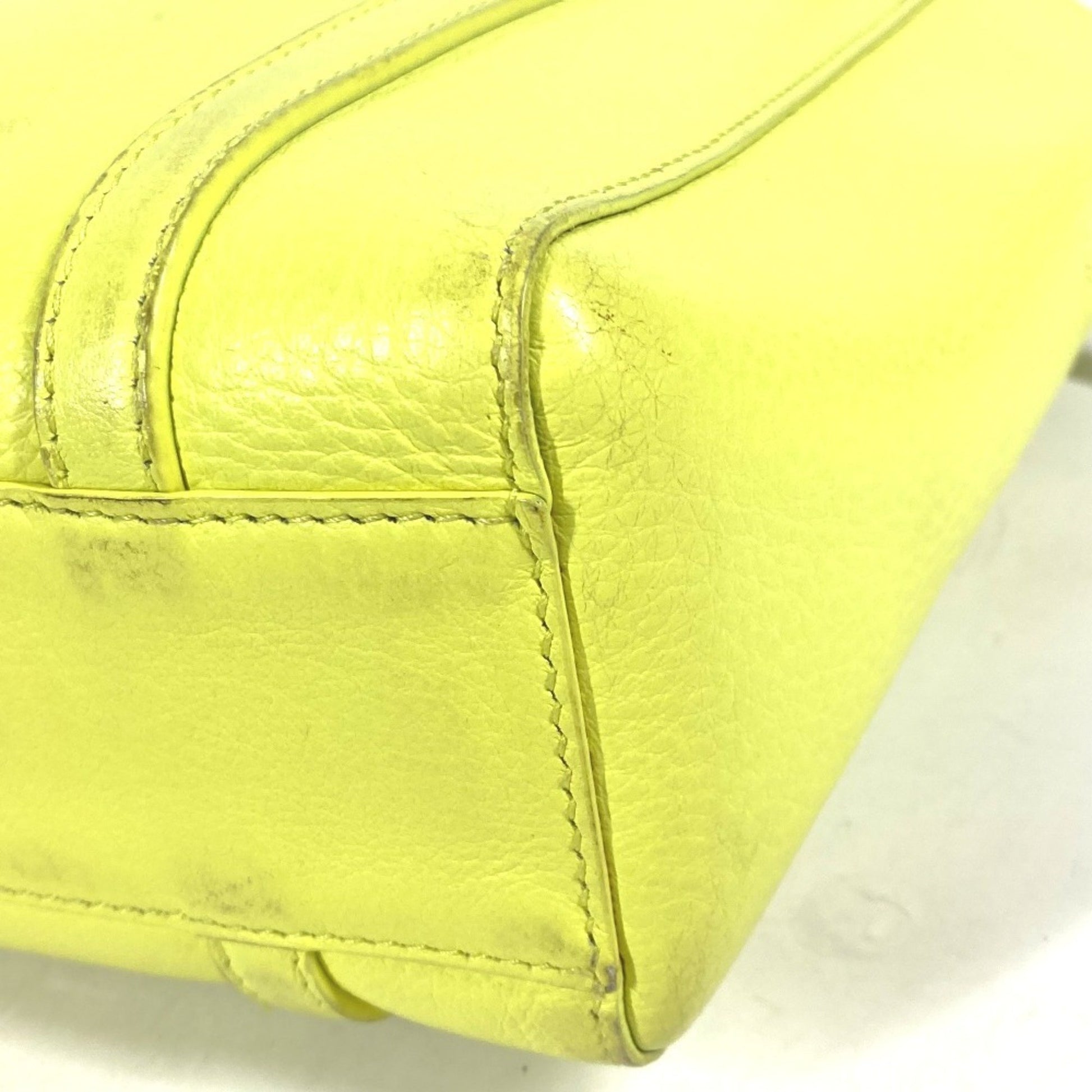 Balenciaga Everyday, Yellow, Leather, shoulder
