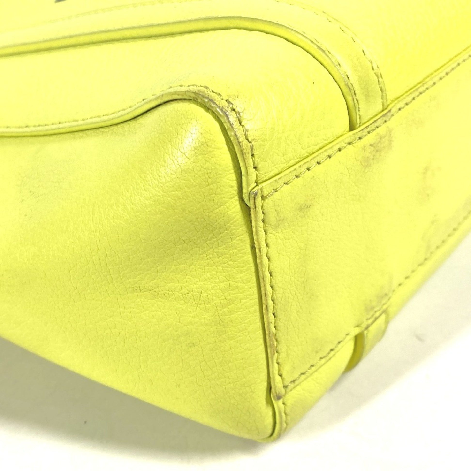 Balenciaga Everyday, Yellow, Leather, shoulder