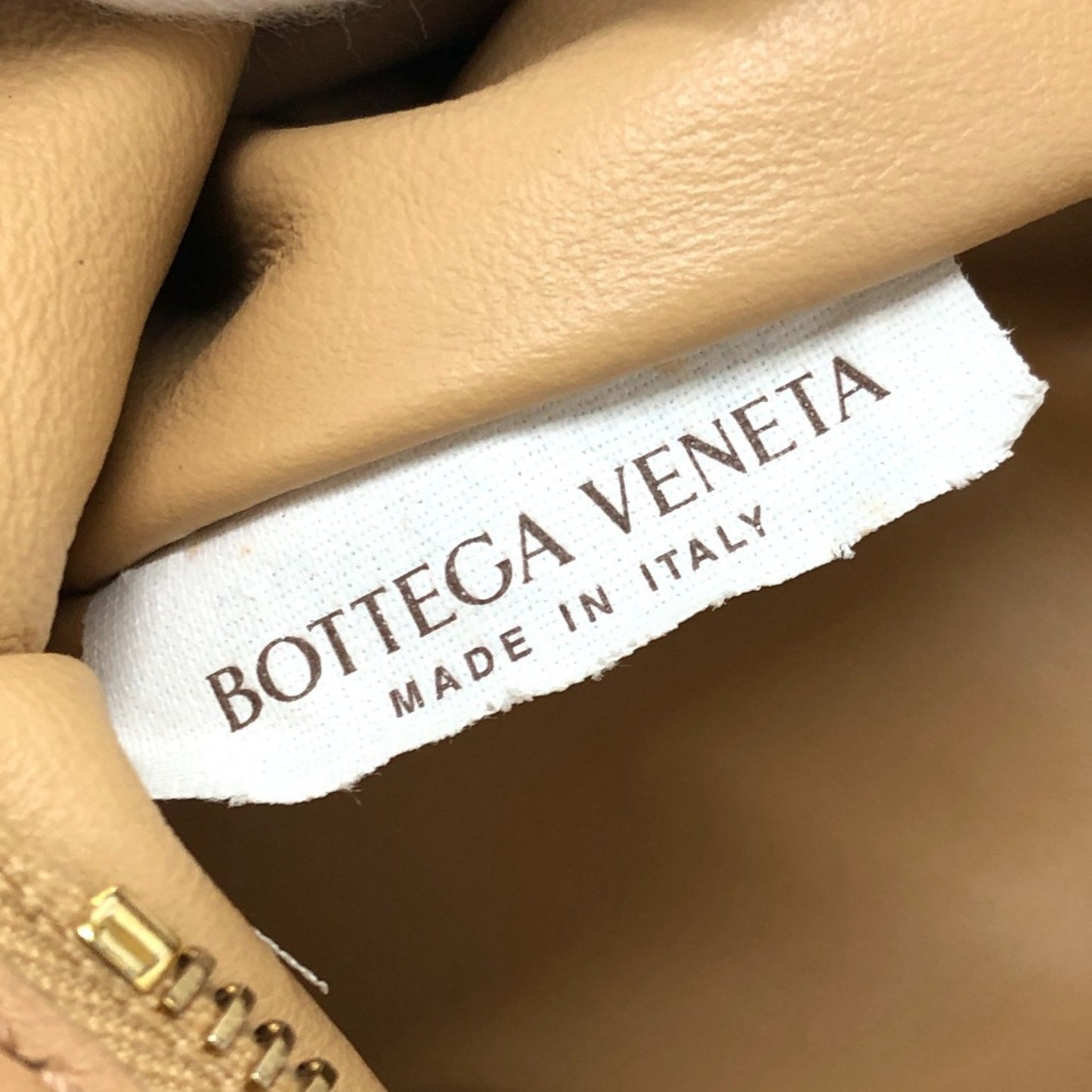 Bottega Veneta Intrecciato, Beige, Leather, handbag