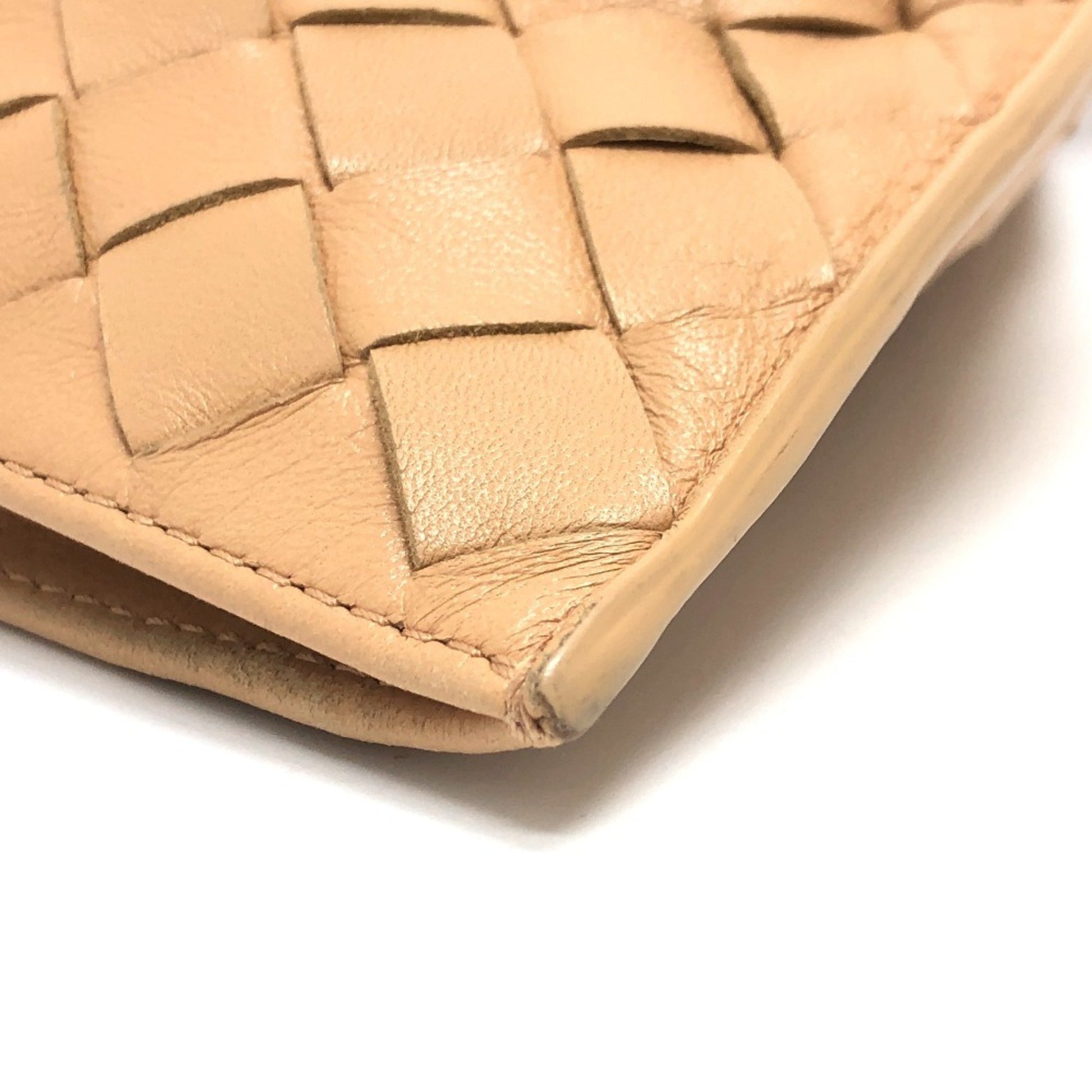 Bottega Veneta Intrecciato, Beige, Leather, handbag