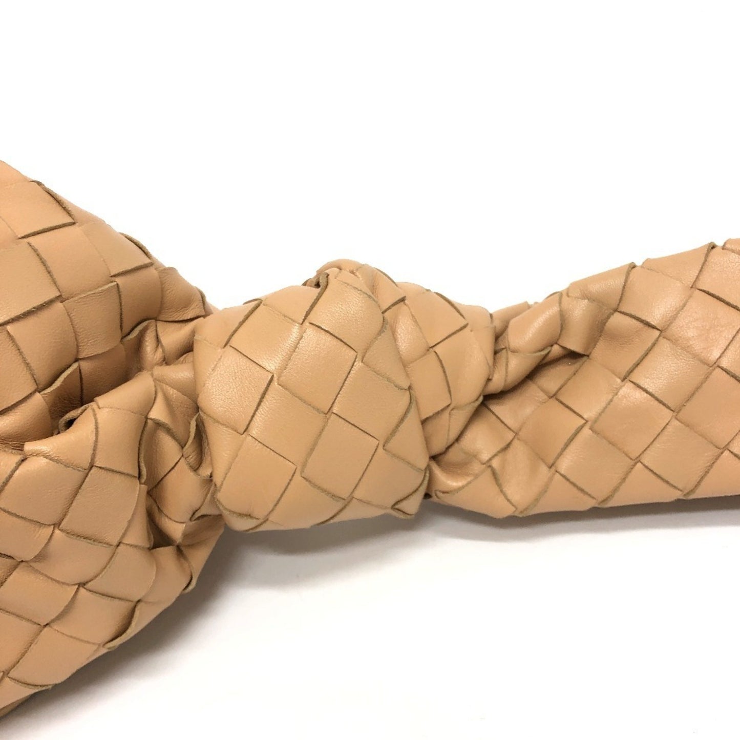 Bottega Veneta Intrecciato, Beige, Leather, handbag