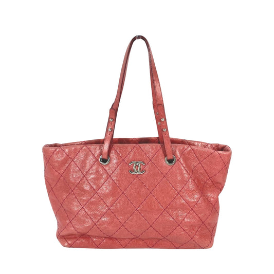 Chanel On the road, Pink, Leather, shoulder