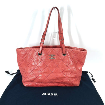 Chanel On the road, Pink, Leather, shoulder