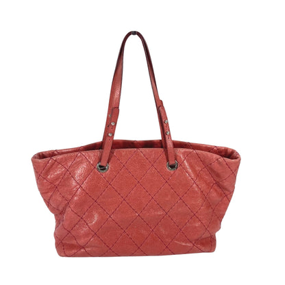 Chanel On the road, Pink, Leather, shoulder