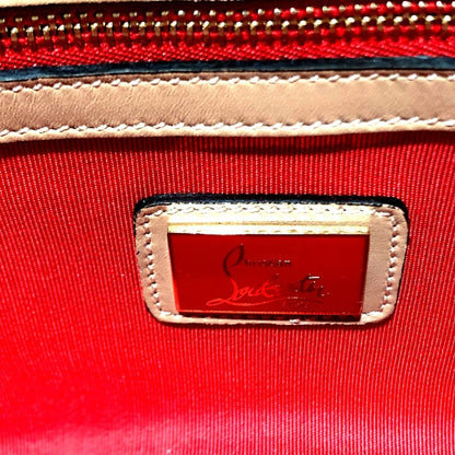 Christian Louboutin Sweet Charity, Beige, Leather, shoulder