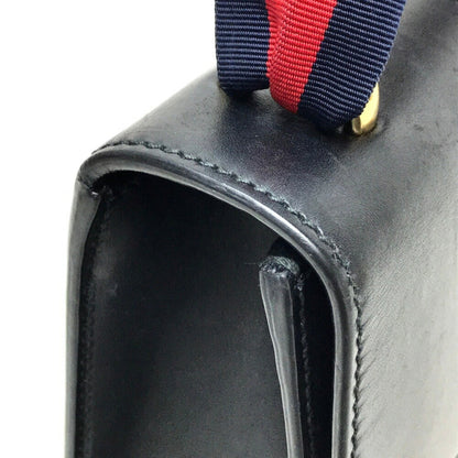Gucci Sylvie, Black, Leather, shoulder