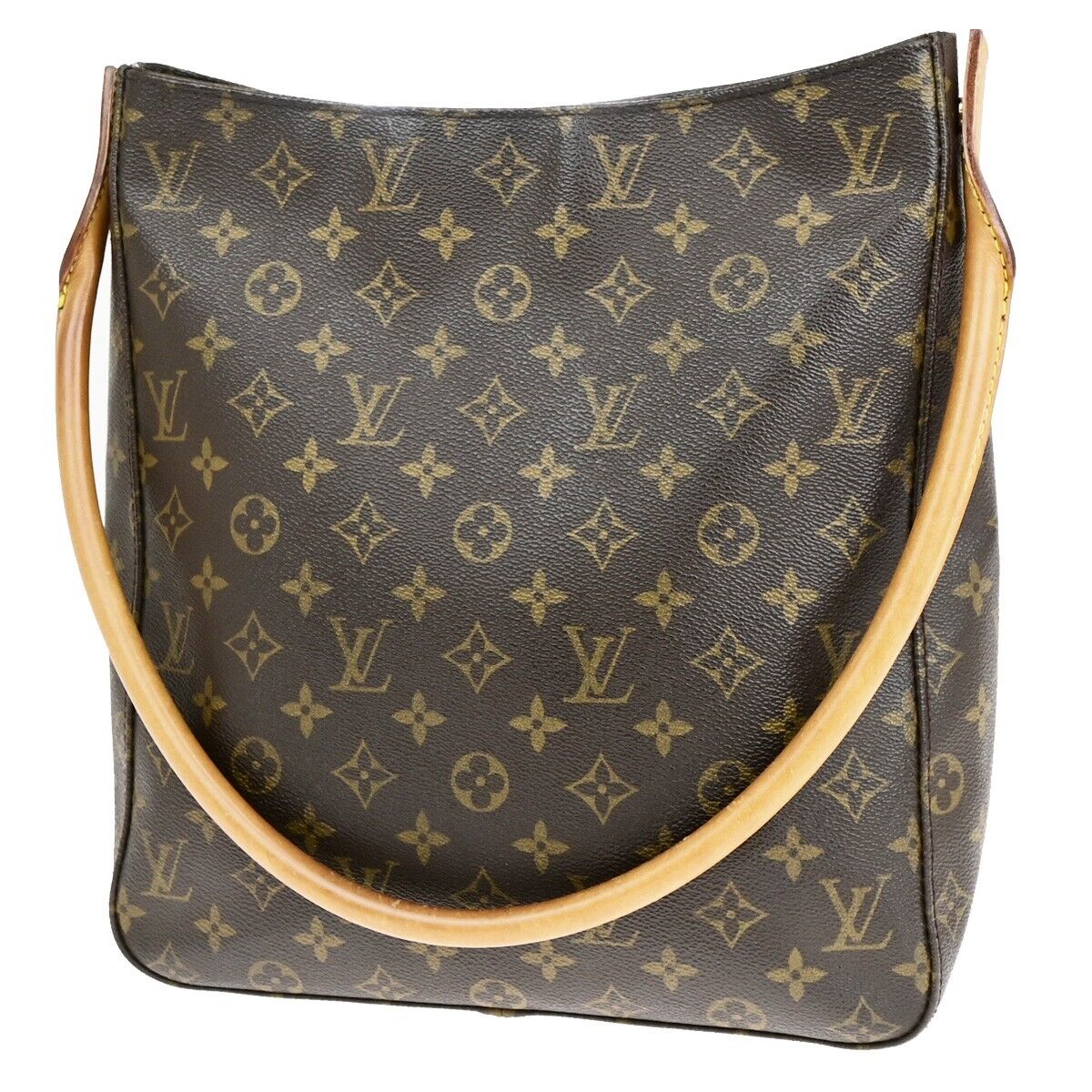 Louis Vuitton Looping GM, Brown, Canvas, shoulder