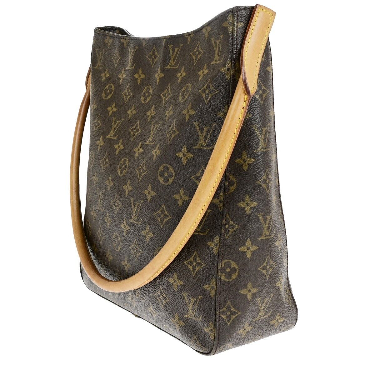 Louis Vuitton Looping GM, Brown, Canvas, shoulder