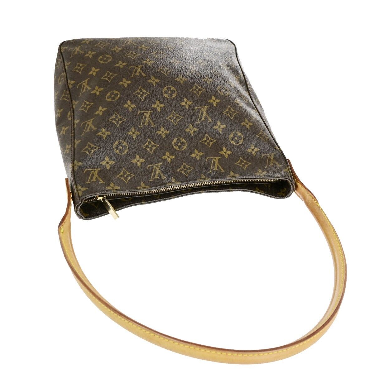 Louis Vuitton Looping GM, Brown, Canvas, shoulder