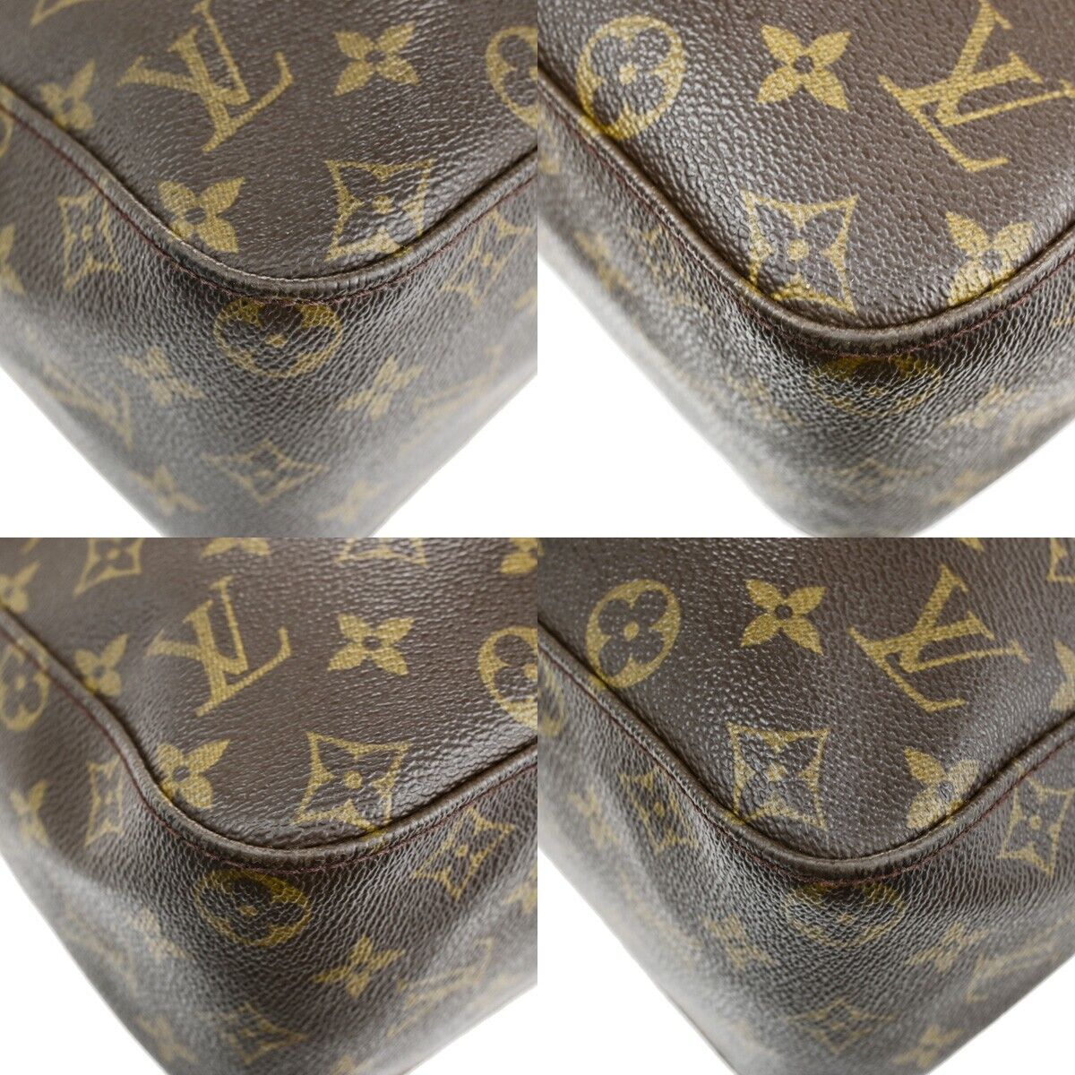 Louis Vuitton Looping GM, Brown, Canvas, shoulder