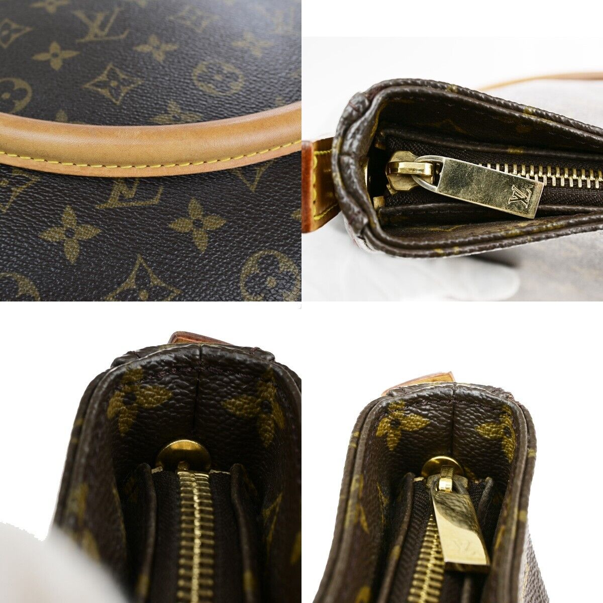 Louis Vuitton Looping GM, Brown, Canvas, shoulder