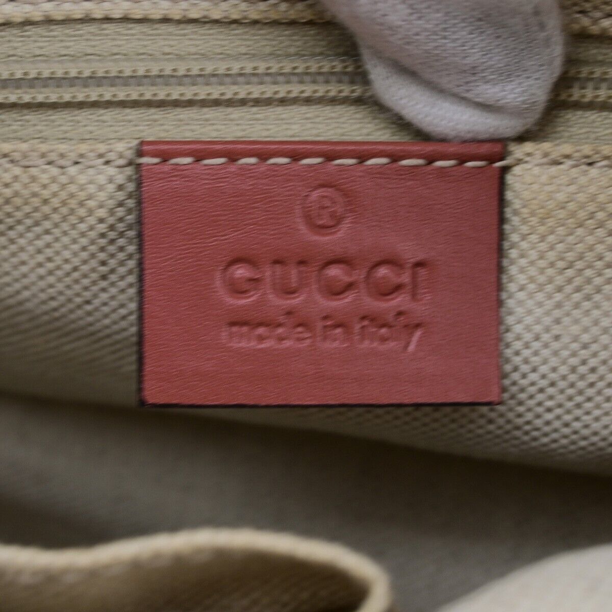 Gucci Sukey, Beige, Canvas, tote