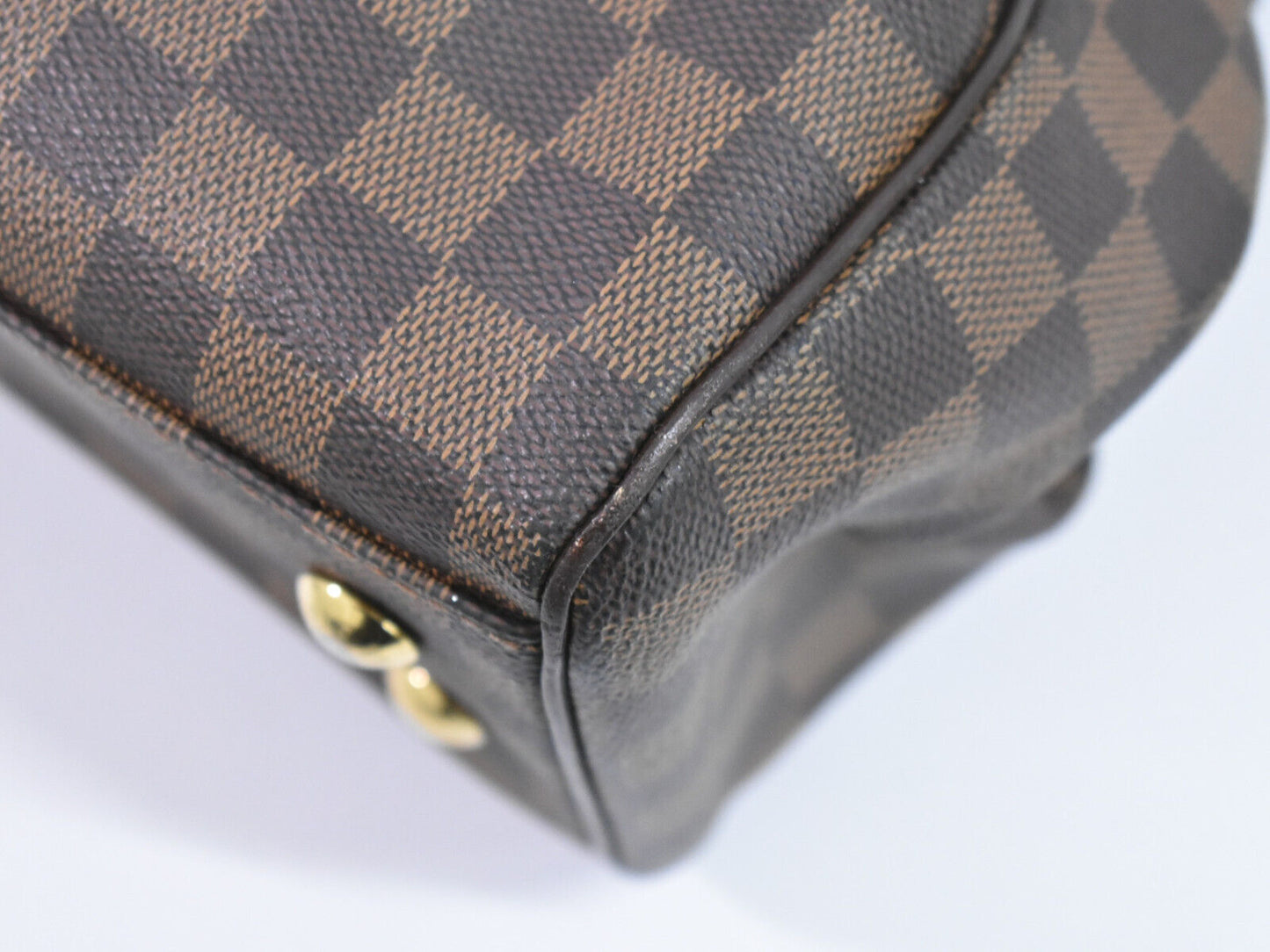 Louis Vuitton Trevi, Brown, Canvas, handbag