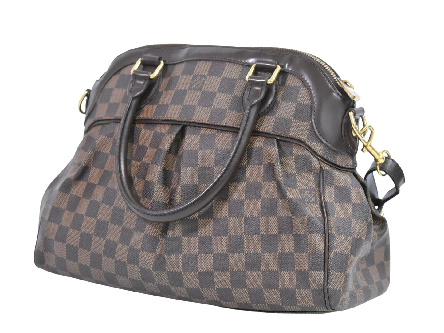 Louis Vuitton Trevi, Brown, Canvas, handbag