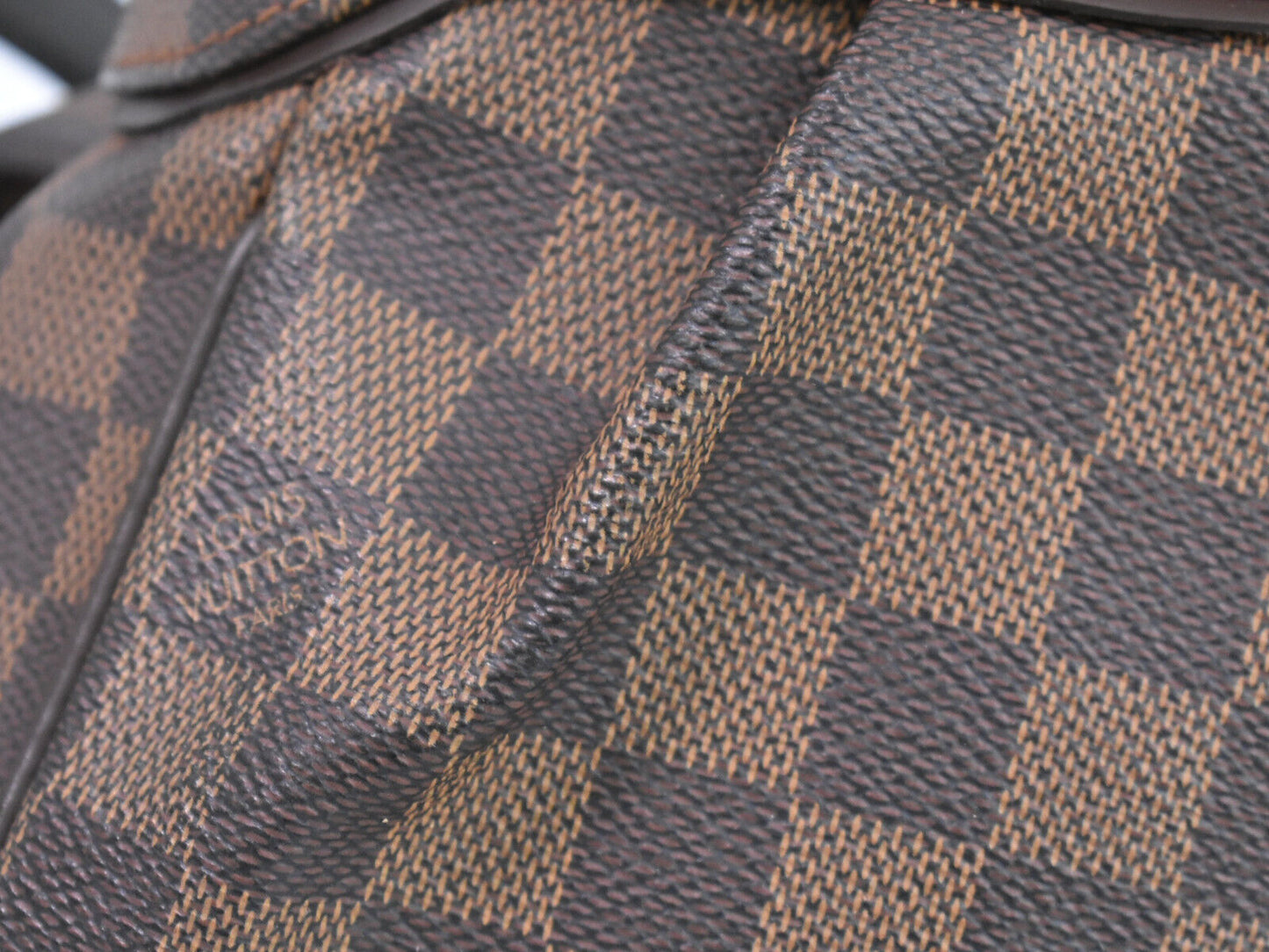 Louis Vuitton Trevi, Brown, Canvas, handbag