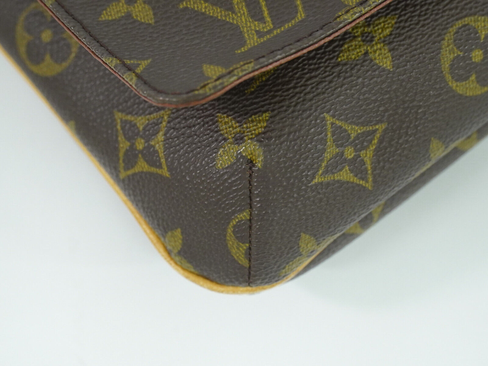 Louis Vuitton Musette Tango, Brown, Canvas, shoulder