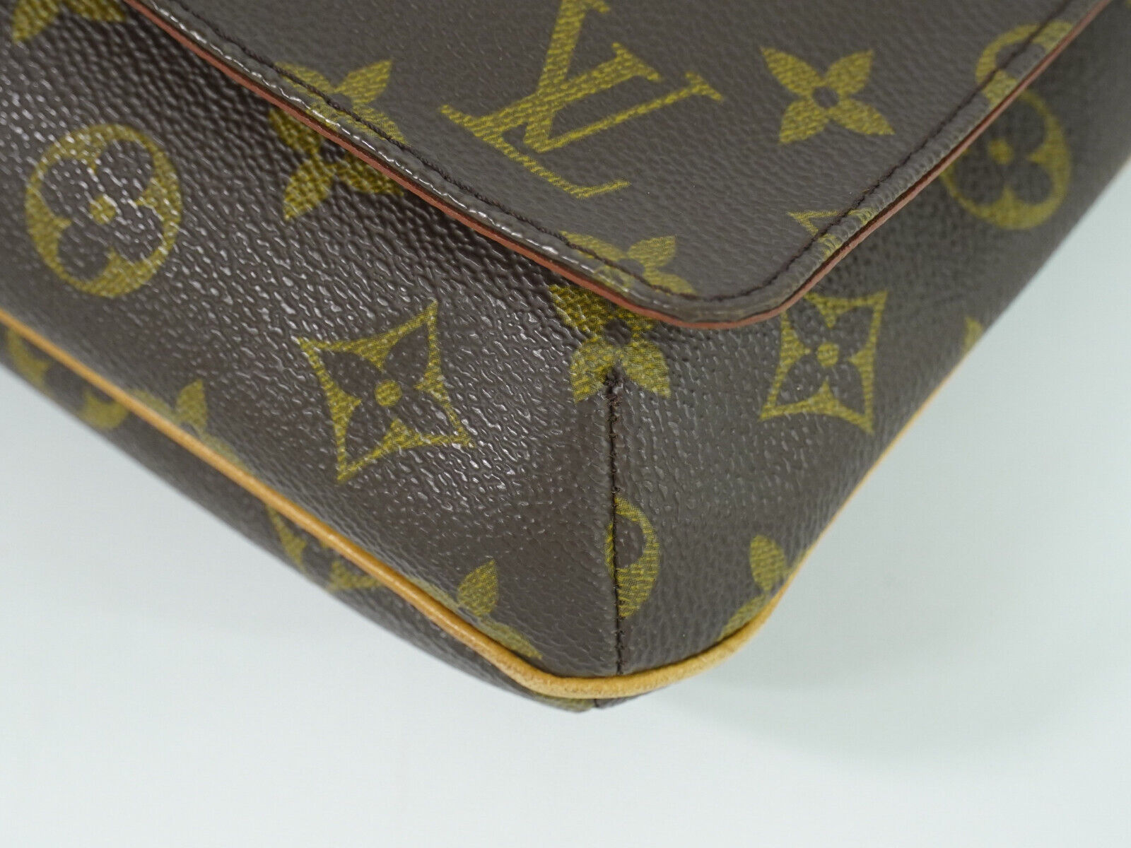 Louis Vuitton Musette Tango, Brown, Canvas, shoulder