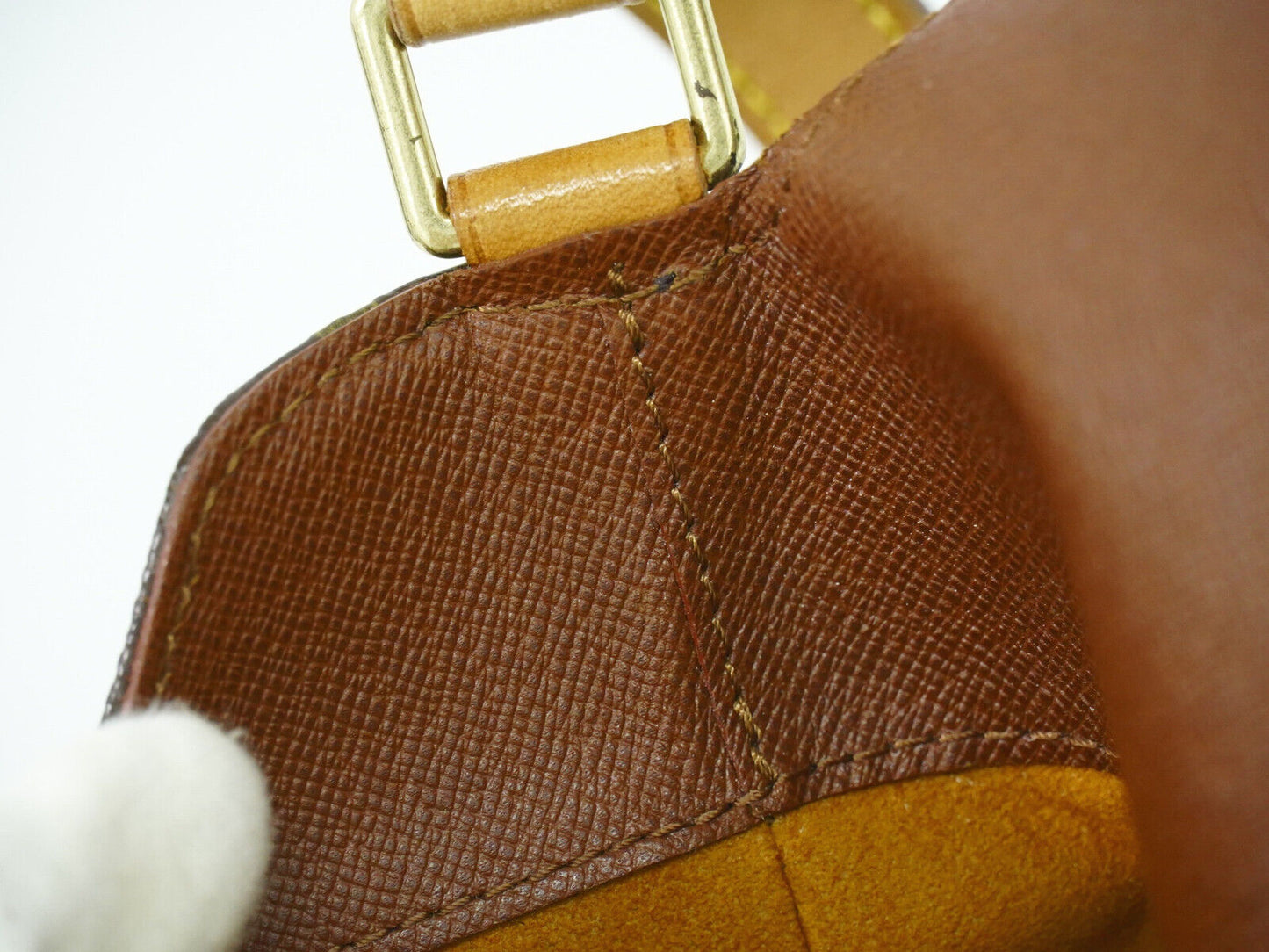 Louis Vuitton Musette Tango, Brown, Canvas, shoulder