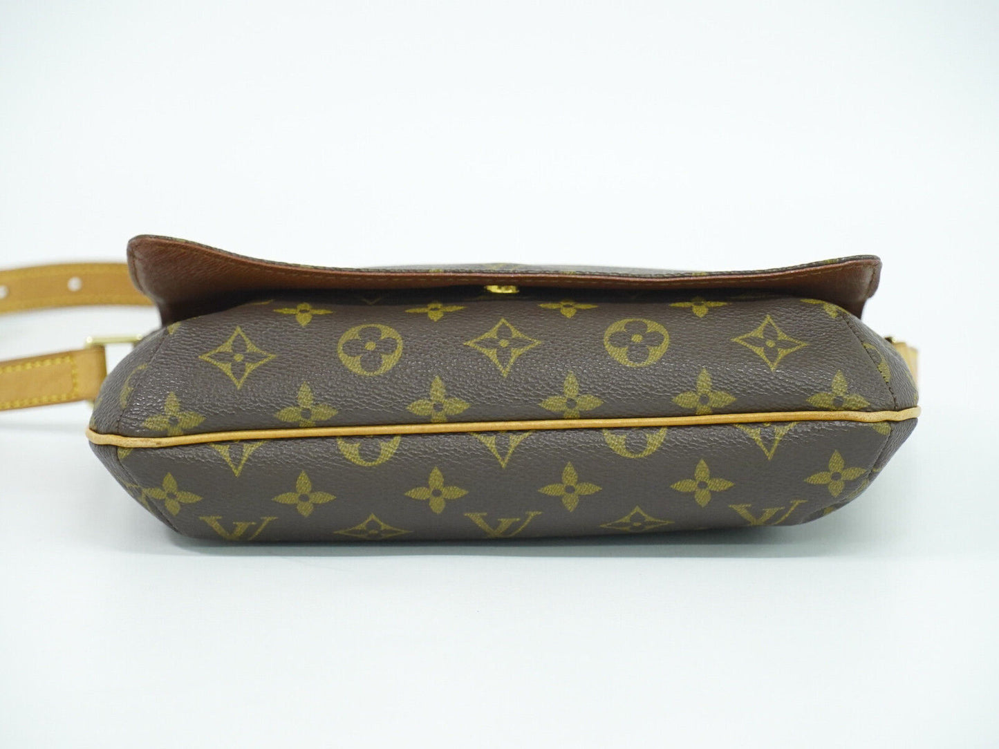 Louis Vuitton Musette Tango, Brown, Canvas, shoulder