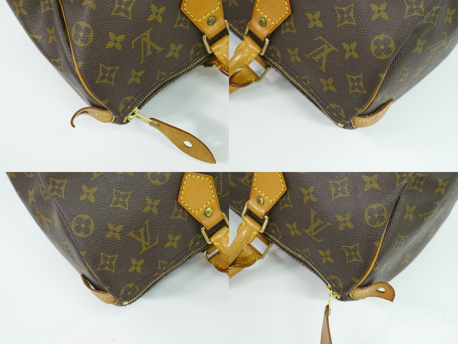 Louis Vuitton Speedy 35, Brown, Canvas, handbag