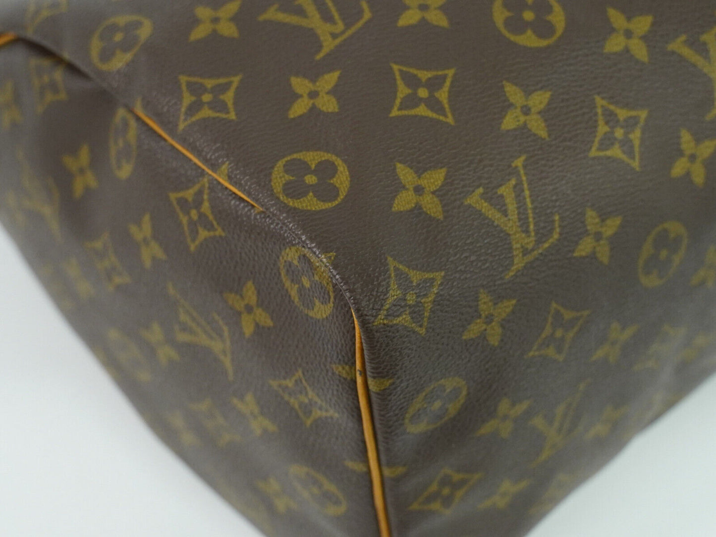 Louis Vuitton Speedy 35, Brown, Canvas, handbag