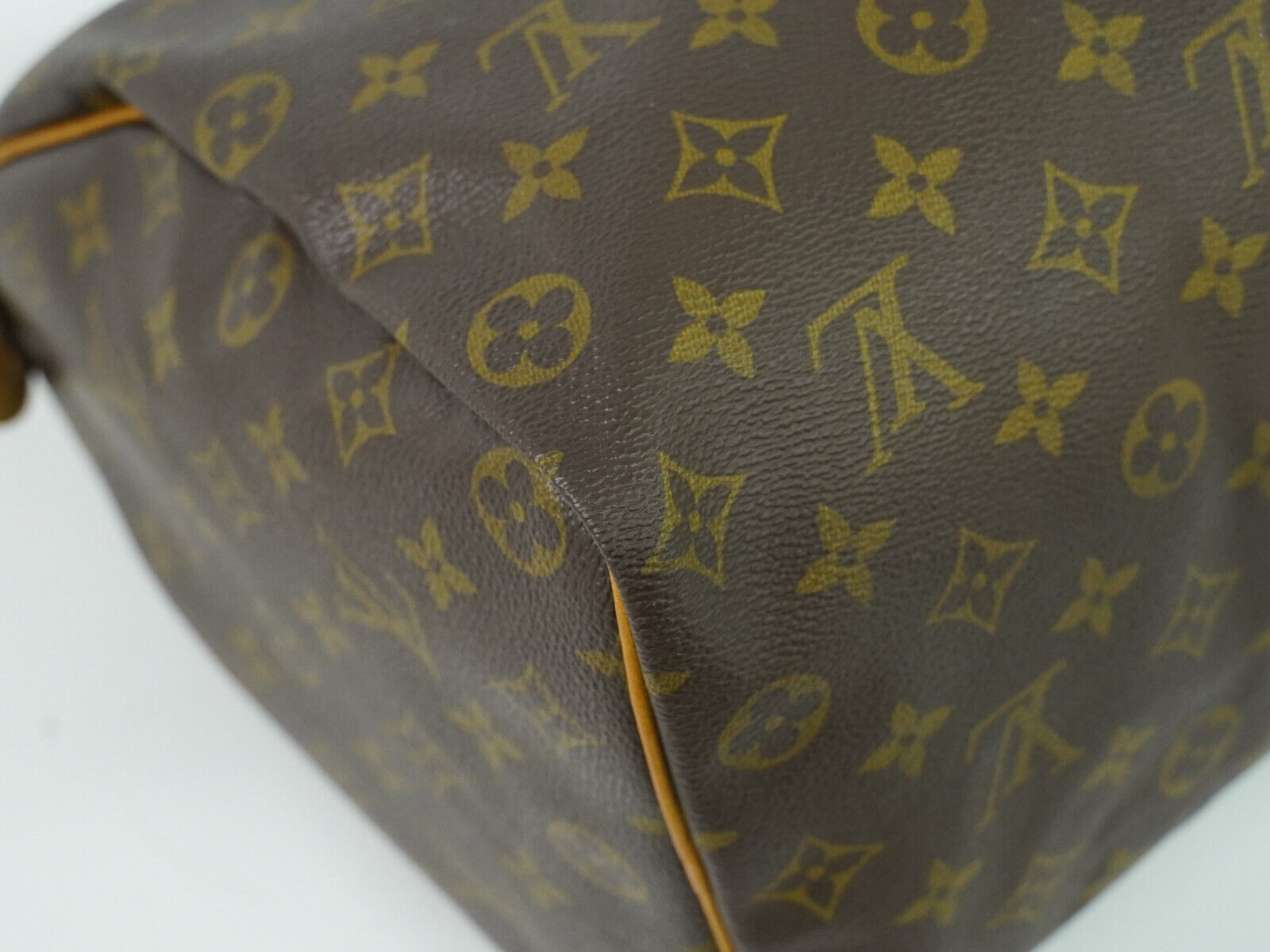 Louis Vuitton Speedy 35, Brown, Canvas, handbag