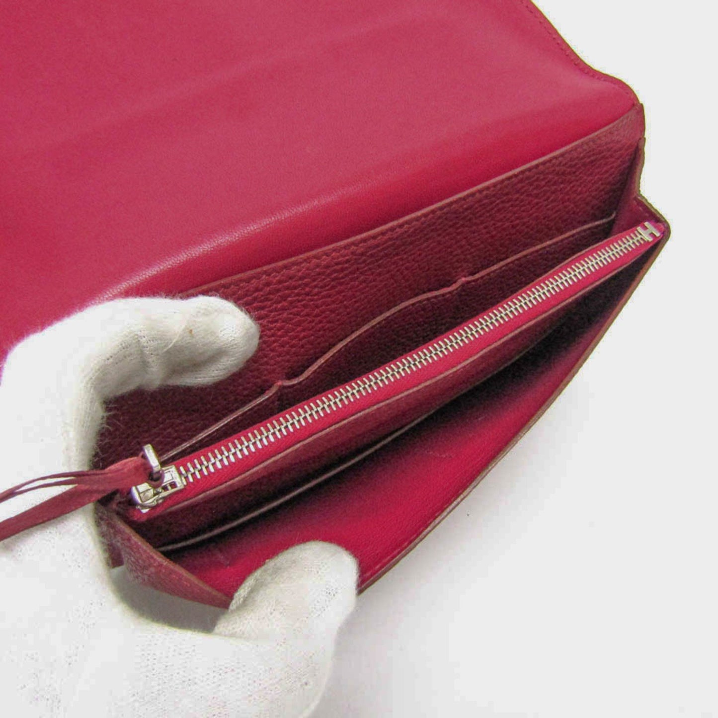 Hermès Dogon, Burgundy, Leather, wallet