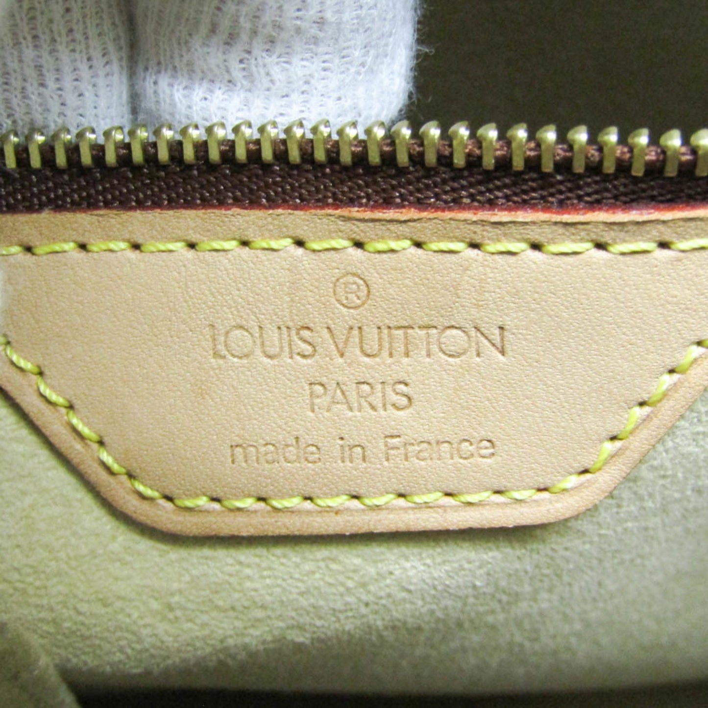 Louis Vuitton Looping, Brown, Canvas, shoulder