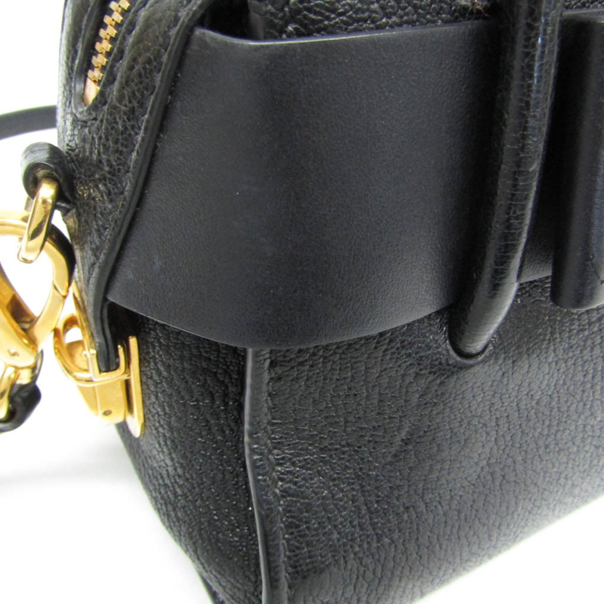 Miu Miu Madras Fiocco, Black, Leather, handbag