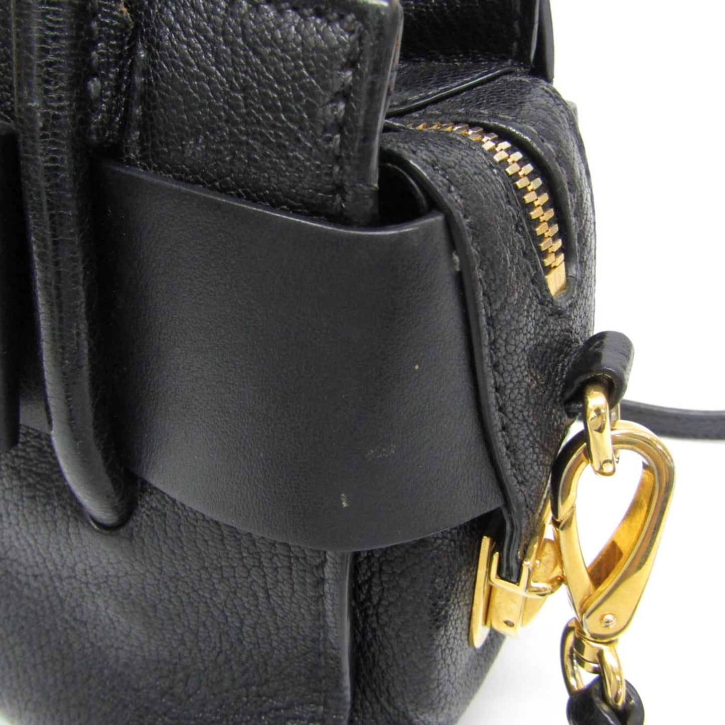 Miu Miu Madras Fiocco, Black, Leather, handbag